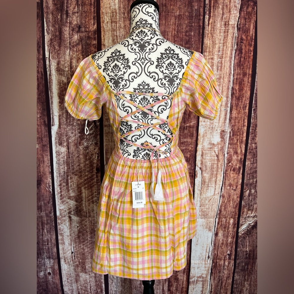 L*Space | NWT Belle Cover-Up Plaid Dress - Picture 5 of 10